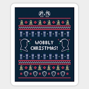 Have a Wobbly Christmas! Sticker